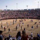 Final del sexto encierro de San Sebastián de los Reyes.