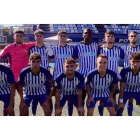 Formación de la Ponferradina B que cayó derrotada ante el Palencia. SDP