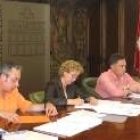 Varios de los integrantes del patronato de la Fundación Leer León en la reunión que mantuvieron ayer