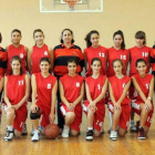 Formación del Colegio Leonés de la categoría cadete femenino