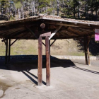 Pérgola en la plaza Amable de Dios ubicada en el paraje La Fuentona. CAMPOS