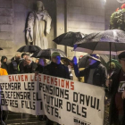 Manifestación de pensionistas en Barcelona.