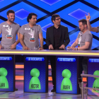 Javier Miralles, Héctor Miguel Paramio, Rubén Calvo y Alfredo Mayo, los concursantes de '¡Boom!' (A-3 TV) que han ganado el mayor premio de la historia de la tele.