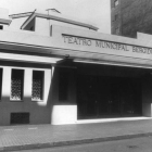 La fachada original del Teatro Bergidum en la calle Ancha antes de su remodelación. L. DE LA MATA