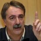 Imagen de uno de los apiles de carbón que tiene Endesa en Cubillos