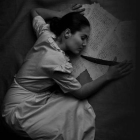 Detalla del cartel de la obra de teatro 'Garanatia'