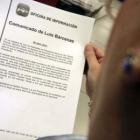 Comunicado hecho público ayer por el senador y tesorero nacional del PP, Luis Bárcenas.