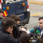 Óscar Martínez, el abogado de la madre de los niños. RAUL CARO