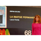 Laura Ferrés en la Seminci. LETICIA PÉREZ