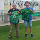 Felipe y Miguel Ángel Miñambres, padre e hijo. Los dos han jugado en el Atlético Astorga y el segundo es en la actualidad su entrenador. TRANCA