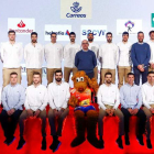 La selección española visita la sede del Comité Olímpico Español antes de iniciar mañana su andadura en el Mundial de Alemania y Dinamarca. EMILIO NARANJO