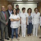 El consejero de Salud, Boi Ruiz (segundo por la izquierda).