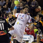 Antonio García, máximo anotador del Reale Ademar con siete goles, volvió a ser el jugador más destacado de los leoneses en el partido contra el Granollers.