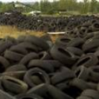 Estado en el que se encontraba el vertedero ilegal de neumáticos de Castrillo antes del incendio