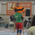 Jesús Martínez ganó su primer corro en ligeros. Á. QUIÑONES