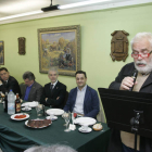 Luis Antonio Alías, en un momento de su intervención en Gijón en la jornada de ayer.