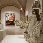 Imagen de una de las obras de Miró que se pueden admirar en la catedral de Burgos.