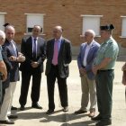 Ruiz Medrano durante su visita ayer a Palencia para supervisar su seguridad.