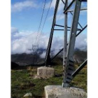 Una de las torretas de red eléctrica en Picos de Europa
