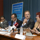 Montserrat Boix, Manuel Campo Vidal, Florencio Carrera, Javier Fernández, y Manuel Texeira.