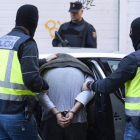 Detención de un yihadista en Valladolid, en septiembre del 2016.