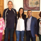 Raquel Carbajo, junto a Palazuelo, Salgado, Del Río y González.