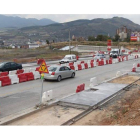 Aspecto que presenta la obra de la avenida en Montearenas.