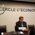 El presidente de Airef, José Luis Escrivá, en un acto en el Cercle dEconomia.