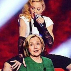 Madonna imita a Katy Perry y se desnuda para pedir el voto de Hilary.