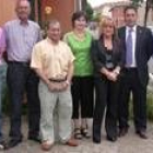 El equipo de gobierno del Ayuntamiento de Cuadros compartió almuerzo en un restaurante de Lorenzana