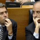 El vicepresidente Rambla y Camps, en las Cortes.