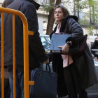 Llegada de la presidenta del Parlament, al Tribunal Supremo.