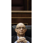 Montoro, en el pleno que debatió los Presupuestos.