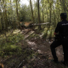 Zona a las afueras de Santa Olaja donde apareció el cadáver de Roberto Larralde. DL