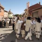 Un momento de la procesión celebrada ayer en Joarilla