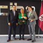 Hugo Fernández, Virgina Barcones y Juan Carlos Suárez-Quiñones. DL