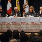 María Dolores de Cospedal, ayer en Burgos.
