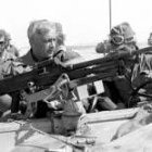 Sharón, en un tanque durante la guerra del Yon Kipur en 1973