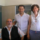 García Cabero, Ramos Díez y López Aguado, autores de la investigación.