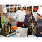 Isabel Carrasco participó ayer en la apertura de la nueva edición de Productos en la Escuela