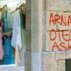 Una pintada en San Sebatián exige la libertad de Otegi de la cárcel