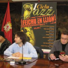 Luis Quiñones, Abel Pardo y Javier Arias, durante la presentación