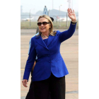 Hillary Clinton, en su reciente visita a la India.