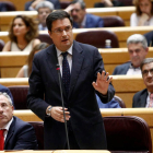 López, ayer, en la sesión de control al Gobierno.