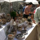 Cientos de personas se acercaron a contemplar la feria de alfarería