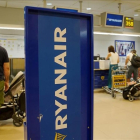 Huelga de Ryanair en el aeropuerto de Barajas.