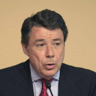 El presidente de la Comunidad de Madrid, Ignacio González, en una comparecencia.