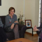 Reyes Revilla, Mª Ángeles Miguélez y Mª Eugenia Gancedo.