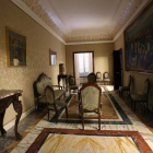Sala de estar del palacio de Castelgandolfo.