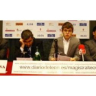Alexander Morozevich, Vassily Ivanchuk, Magnus Carlssen, Wang Yue ayer en León.
